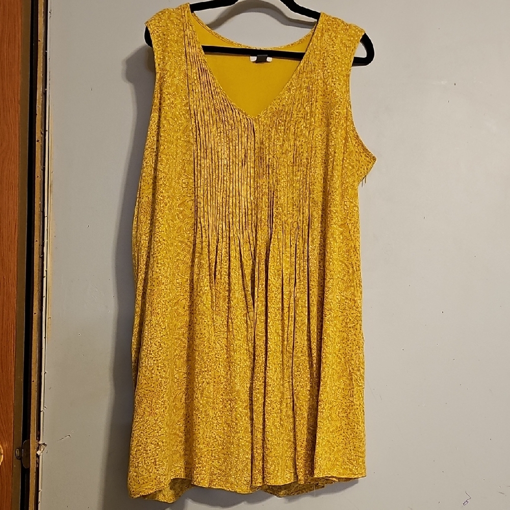 Old Navy Vibrant Mustard Yellow Dress Size XL